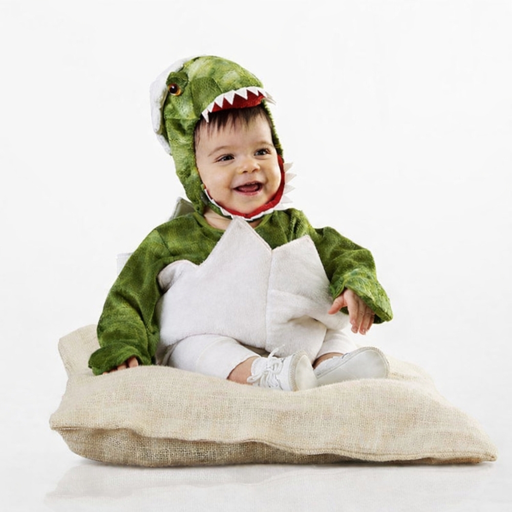 Pottery Barn Kids Baby T-Rex Egg Dino Halloween Costume NWT